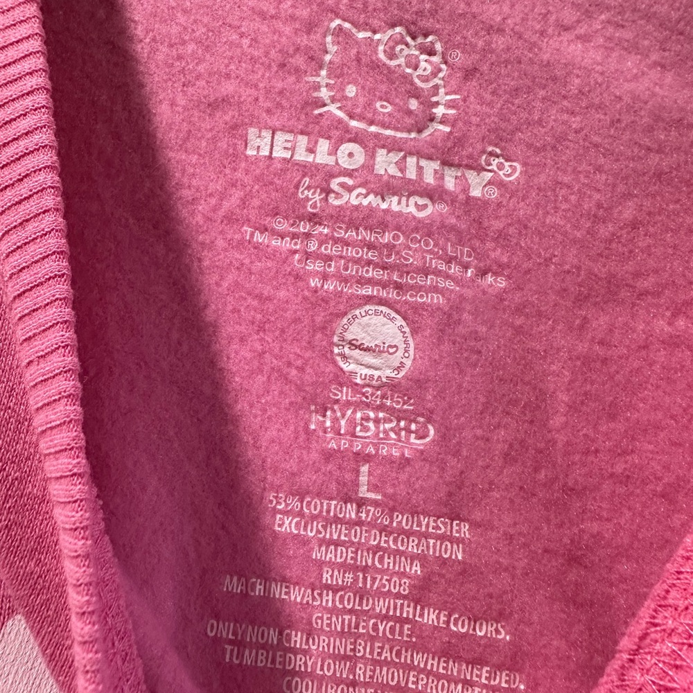 Hello Kitty Pink Graphic Sweatshirt - Picture 2 of 4